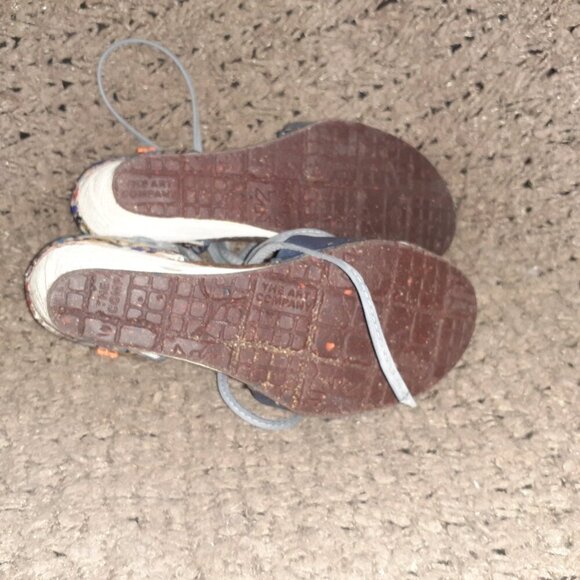 THE ART COMPANY-Gaucho Bonelyema-Graffiti Pattern Patent Leather-Ankle Ties-Sz36 - Picture 8 of 8